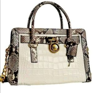 Michael Kors Hamilton Women's Embossed  Shoulder Bag